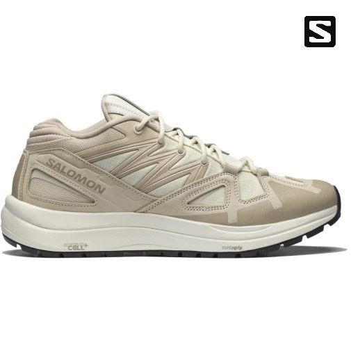 Beige Salomon Odyssey 1 Advanced Men's Sneakers | IE YT8406